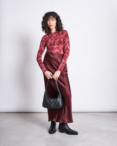 MAXI SKIRT SERIN INTENSE RUST