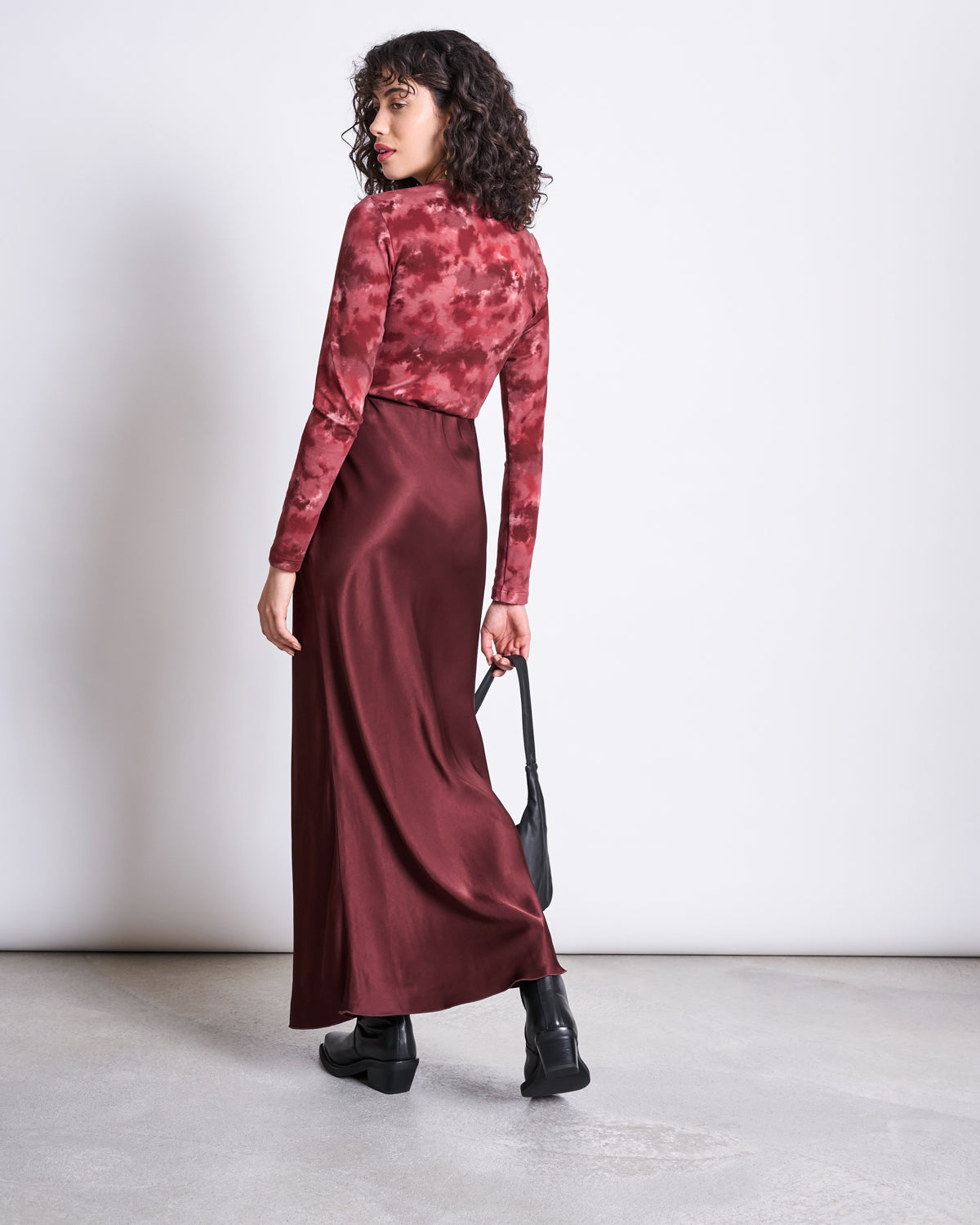 MAXI SKIRT SERIN INTENSE RUST