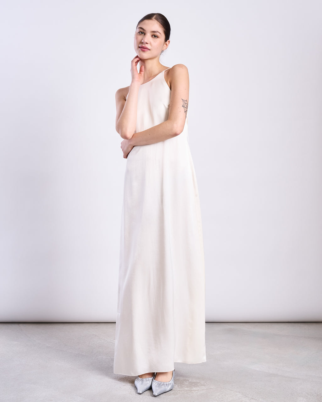 NECKHOLDER SLIPDRESS SICAYA OFFWHITE Skirt jan-n-june 9