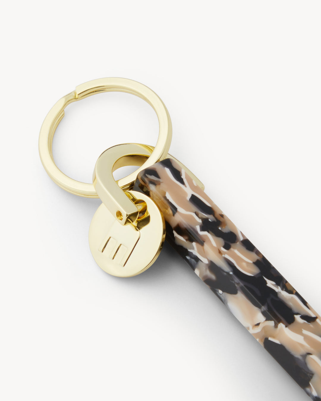 Classic Bar Brass Keychain