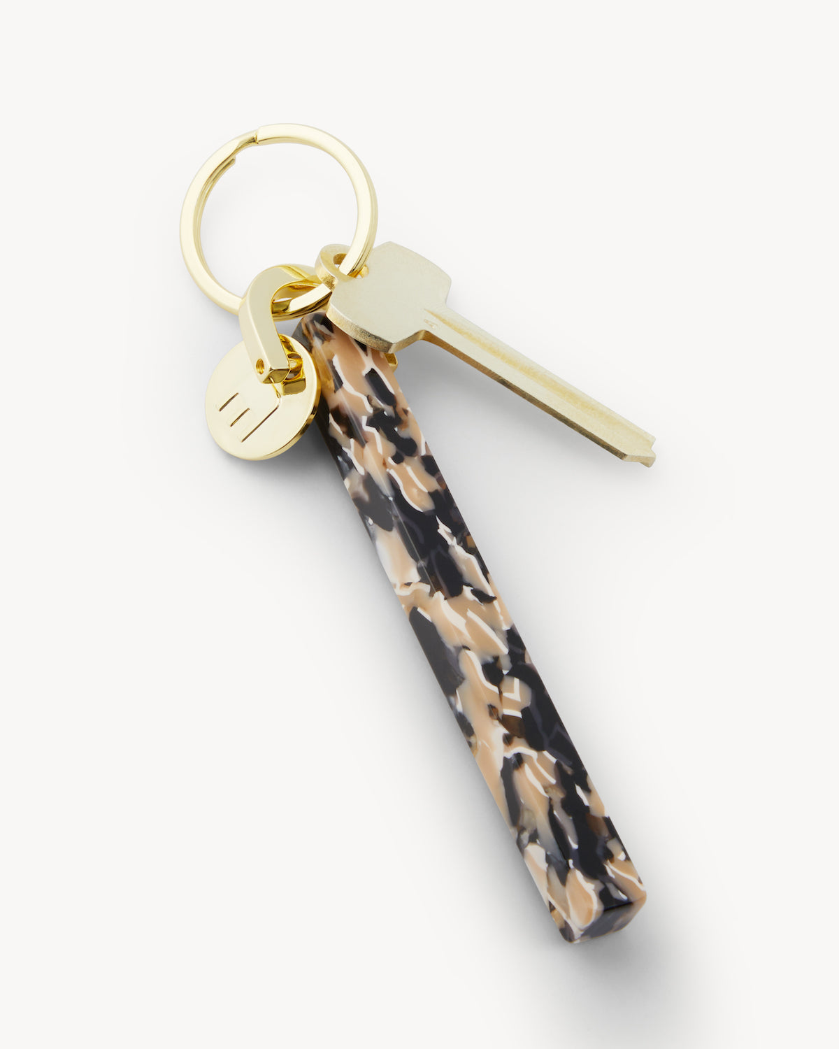 BAR KEYCHAIN ABALONE GOLD