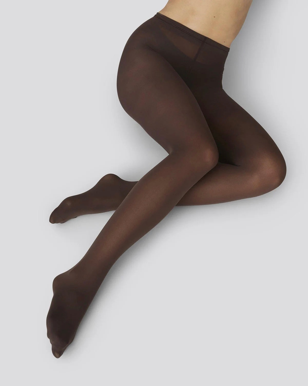SWEDISH STOCKINGS OLIVIA PREMIUM TIGHTS DARK BROWN 60 DEN