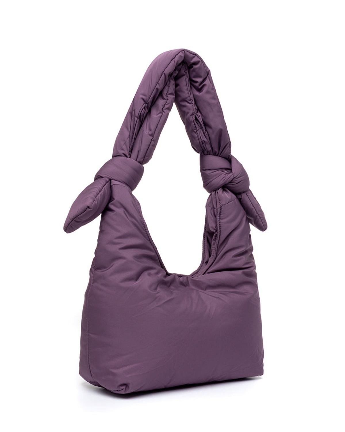 BAG BIWA PUFFY MINI PLUM