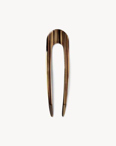 FRENCH HAIR PIN TIGER'S EYE