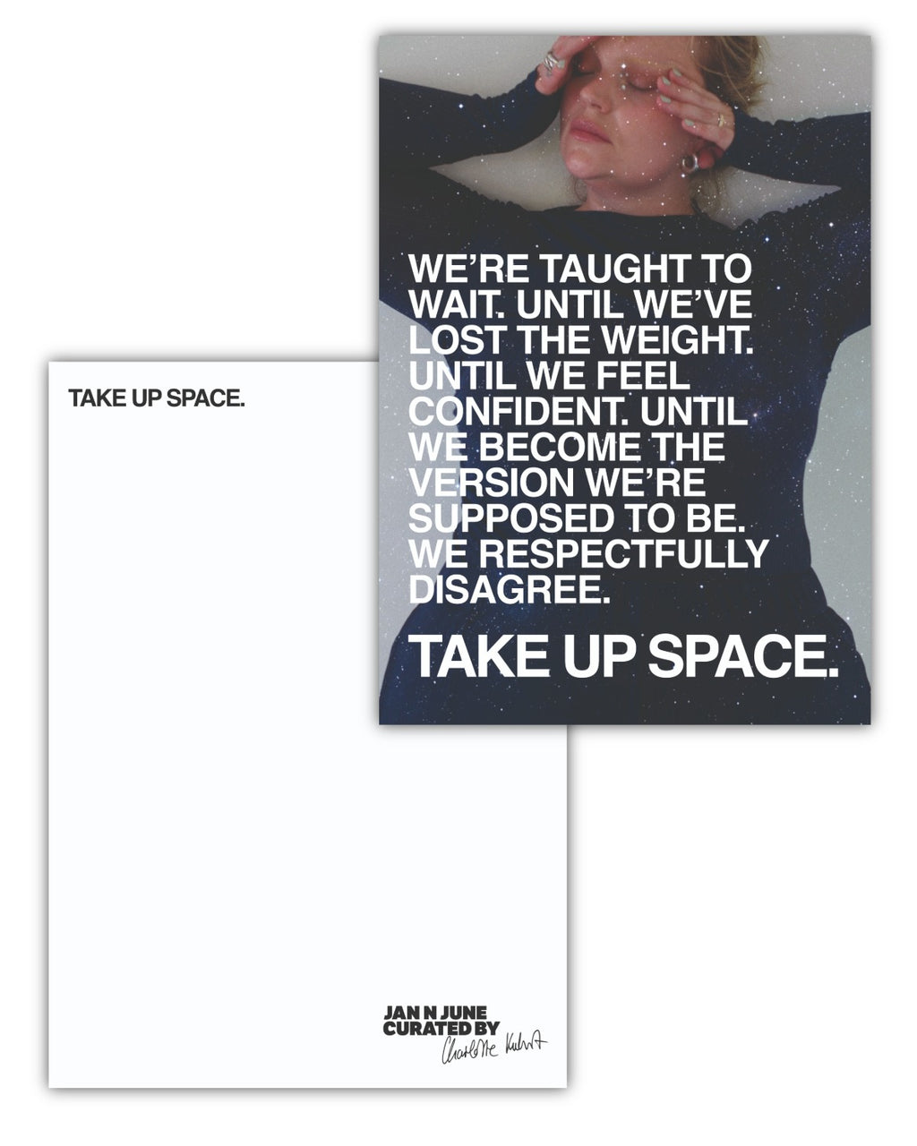 POSTCARD WE'RE TAUGHT TO WAIT Accessories jan-n-june 3