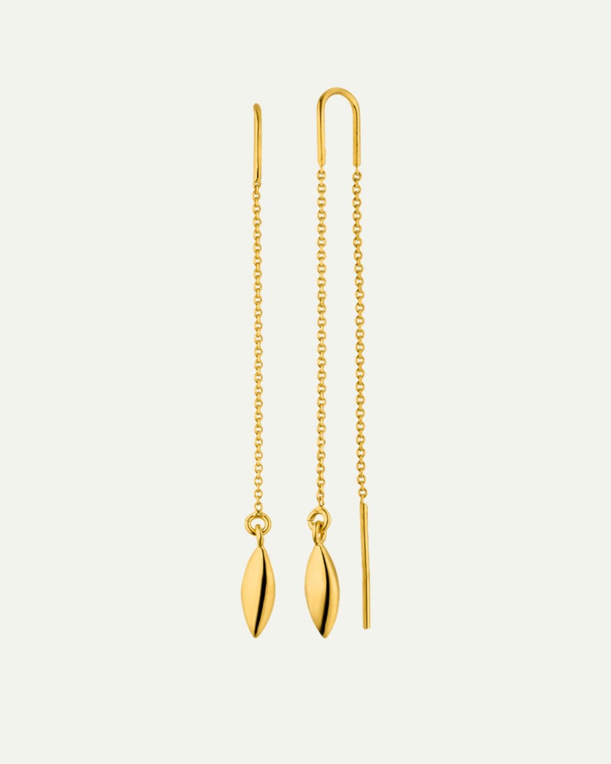 DEAR DARLING BERLIN NAVETTE EARRINGS GOLD