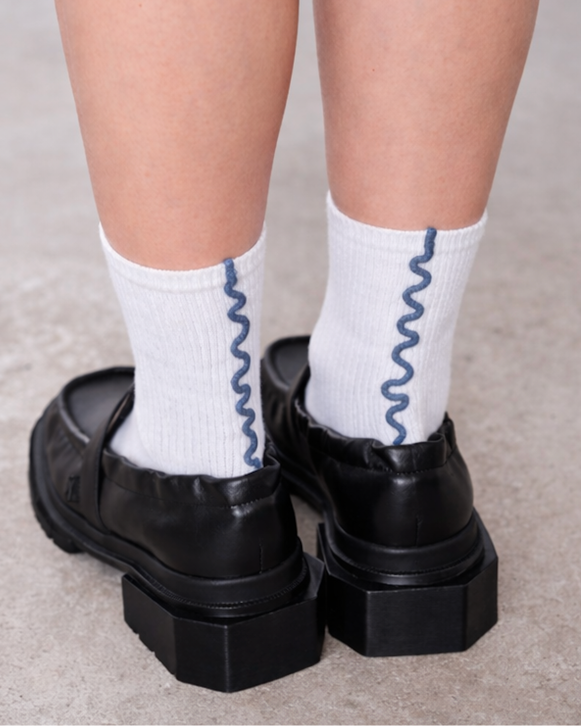 OVERLOCK SOCKS WHITE TURBULENCE