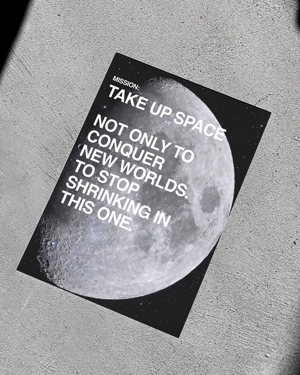 POSTCARD MISSION: TAKE UP SPACE Accessories jan-n-june 1
