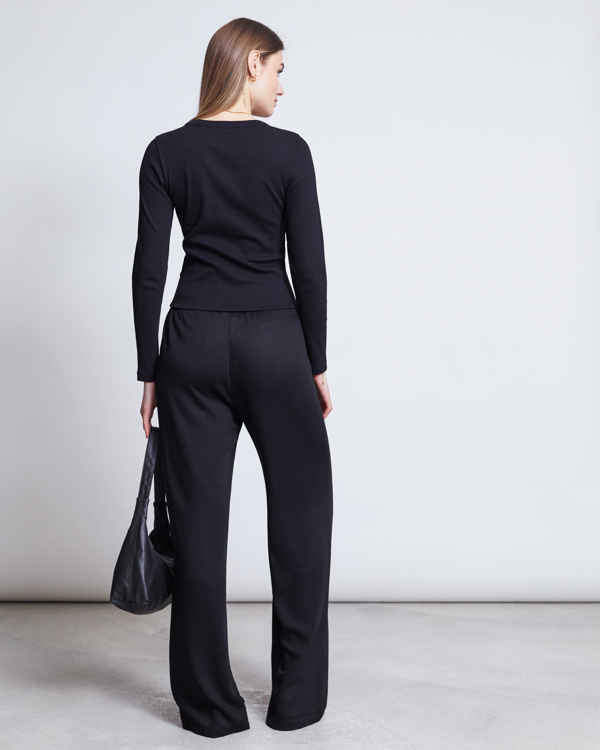 RIB LONGSLEEVE MURI BLACK GOTS Longsleeve jan-n-june 4