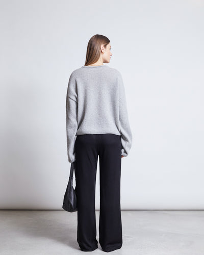 WOOLY KNIT JUMPER LEJAK LIGHT GREY