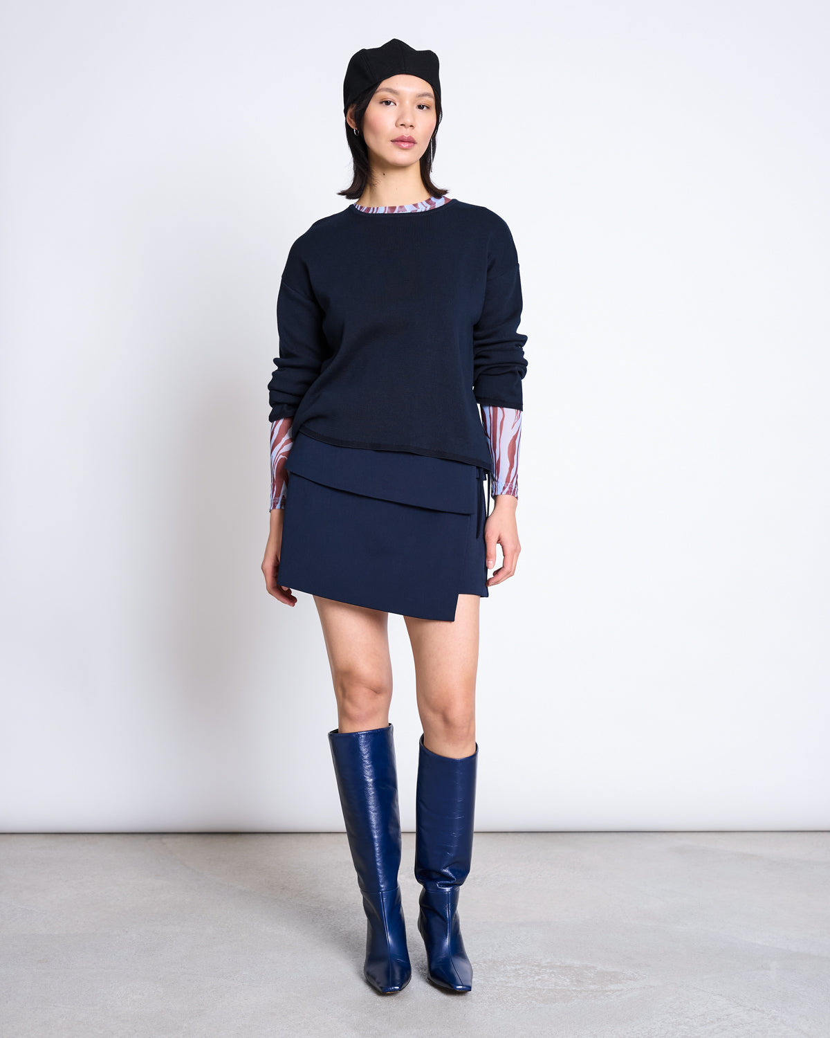 LIGHT KNIT JUMPER WILLIAMSBURG NIGHTFALL GOTS Sweater jan-n-june 1