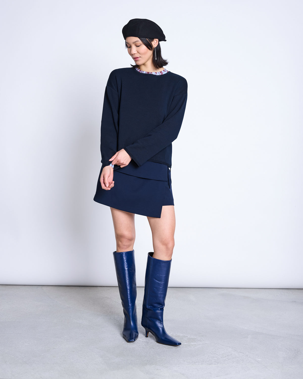 LIGHT KNIT JUMPER WILLIAMSBURG NIGHTFALL GOTS Sweater jan-n-june 4