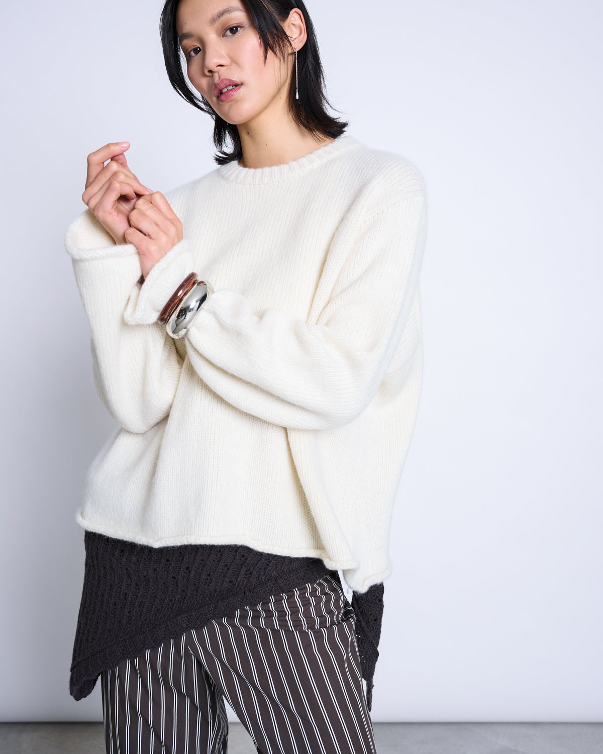 OVERSIZED ALPACA MIX JUMPER WOOLY SONA OFFWHITE Jumper jan-n-june 2