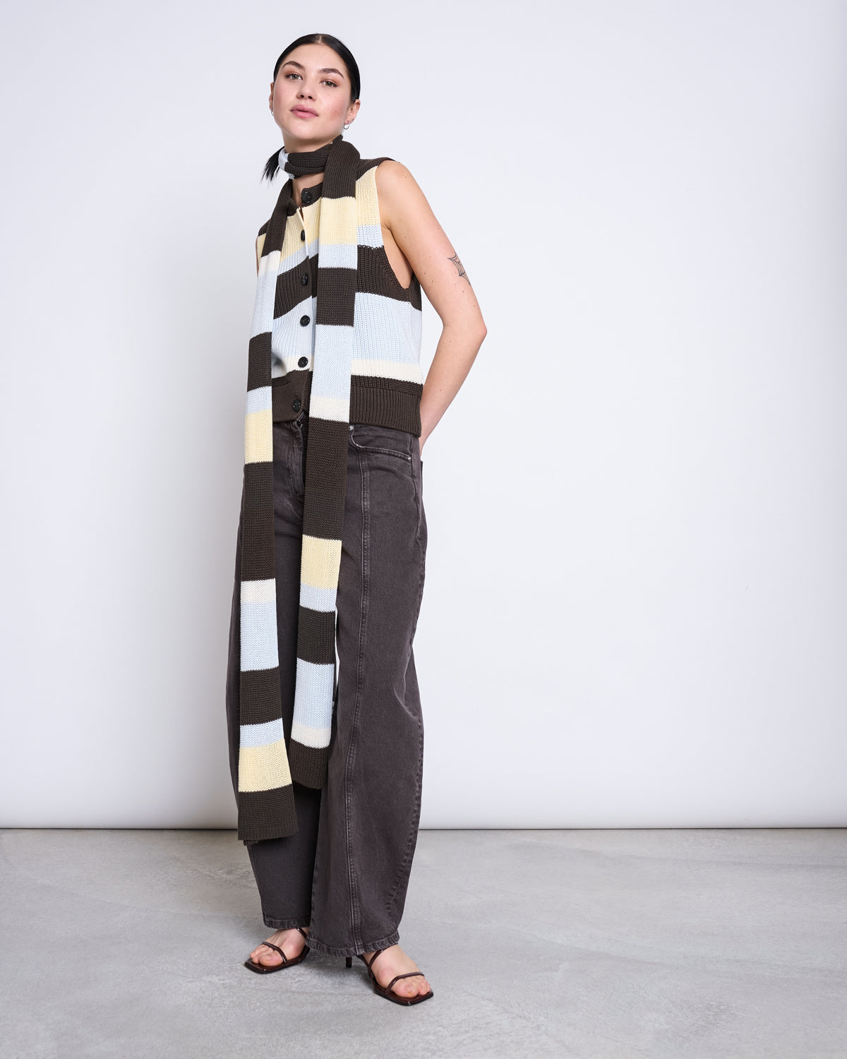 KNIT VEST FRI STRIPED MULTICOLOR GOTS Cardigan jan-n-june 7