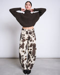 BARREL LEG DENIM JEANS FAYA COW PRINT GOTS Pants jan-n-june 4