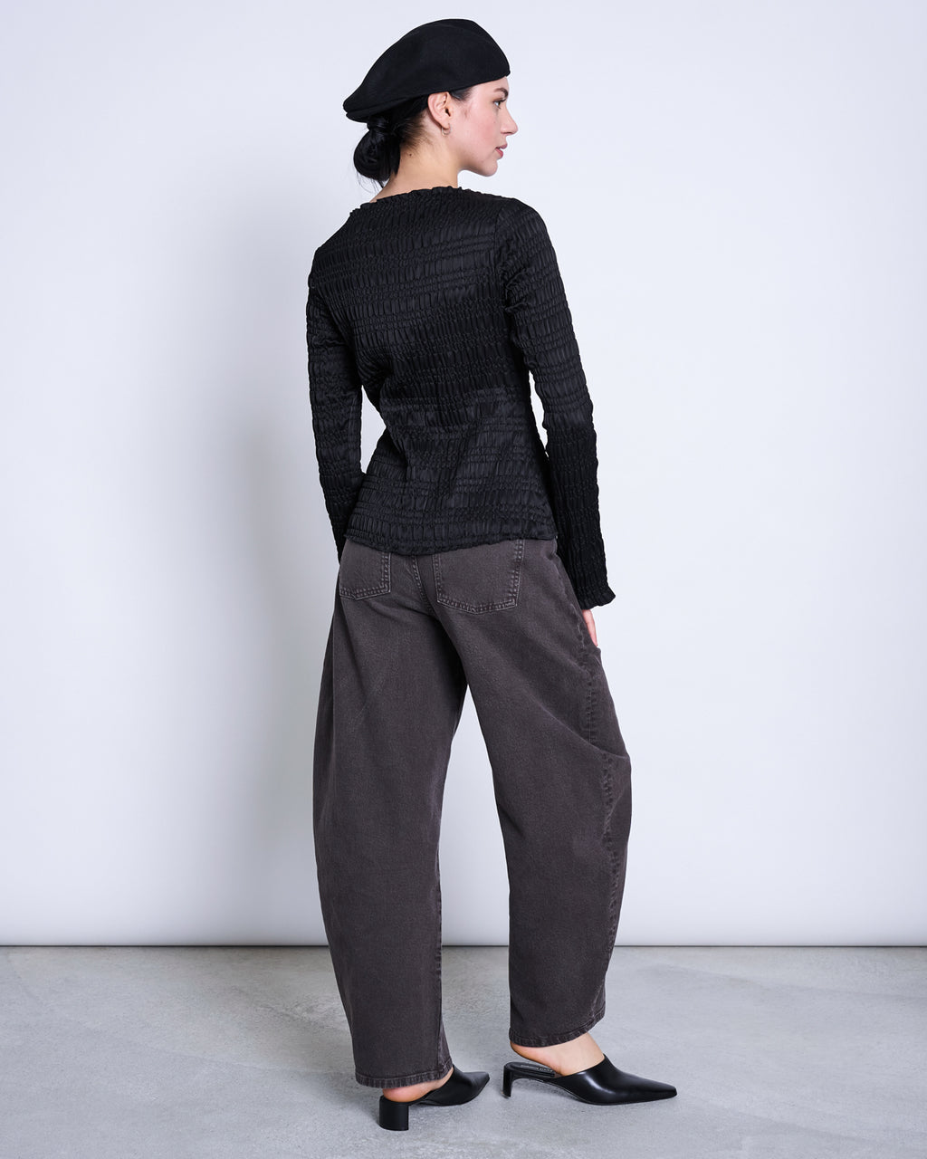 SMOCKED LONGSLEEVE SENNA BLACK Longsleeve jan-n-june 3