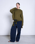 JUMPER YAGMUR WOODY OLIVE GOTS Sweater jan-n-june 1