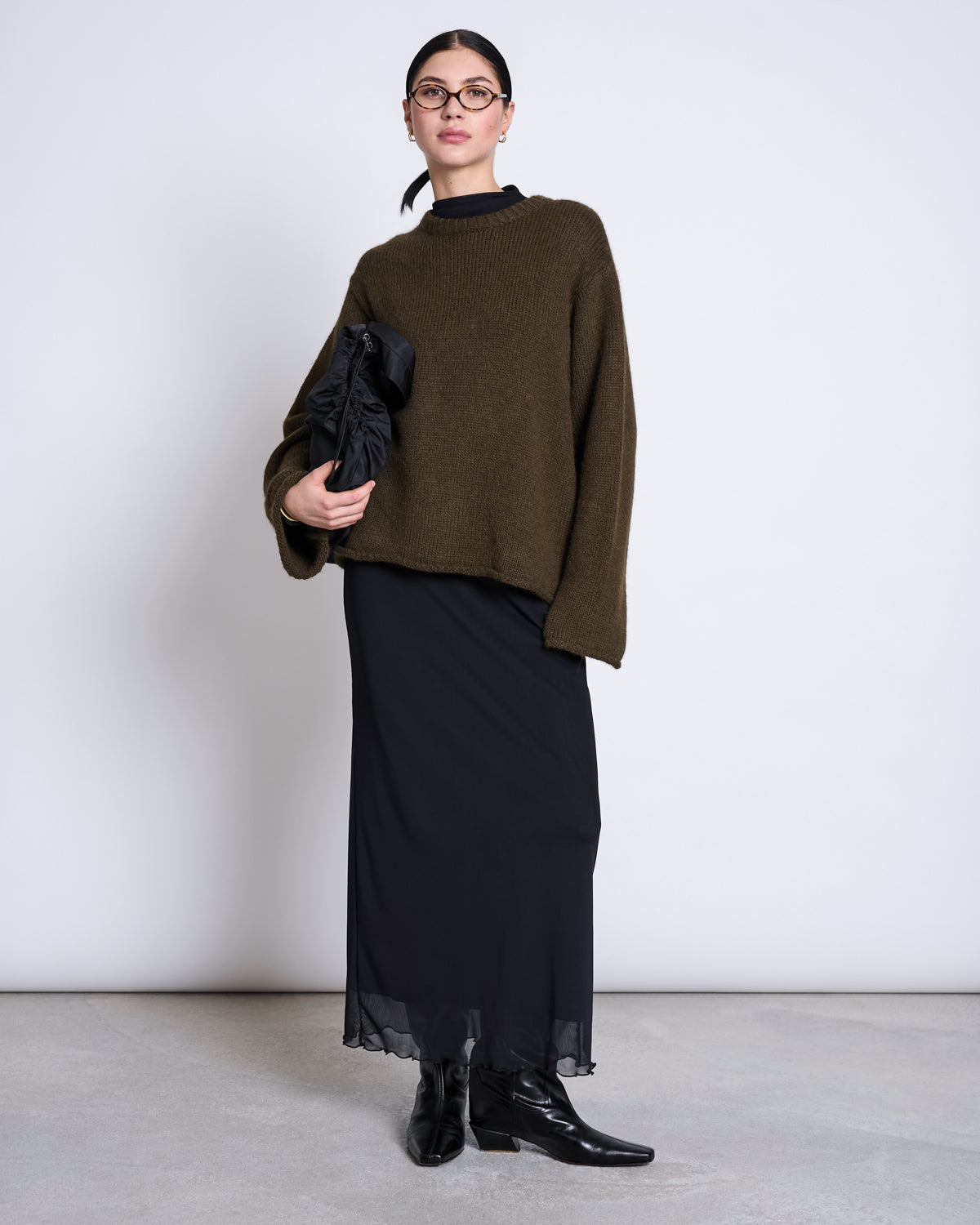 MESH LONGSLEEVE DRESS ZALDI BLACK Dress jan-n-june 7