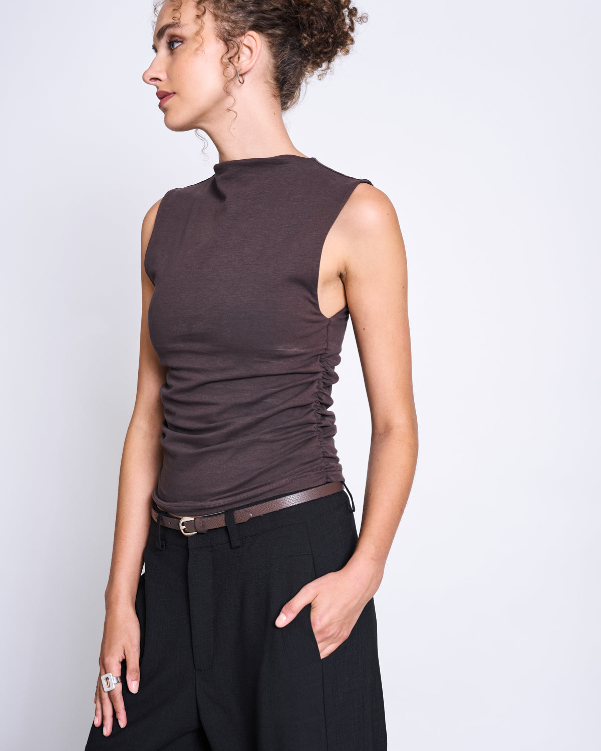 RUFFLE TOP RAFO MUD GOTS T-shirt jan-n-june 3