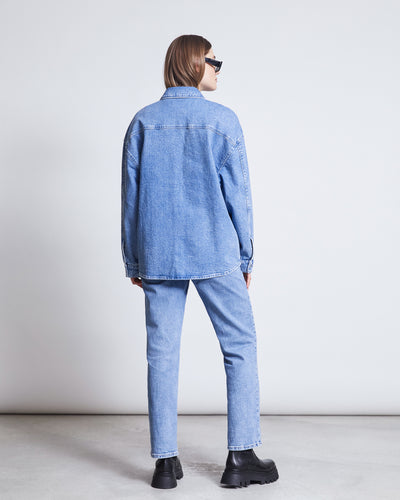 DENIM SHIRT SOLACE LIGHT BLUE