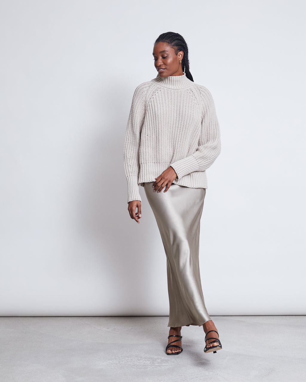 JUMPER OLA IVORY GOTS Turtleneck jan-n-june 6