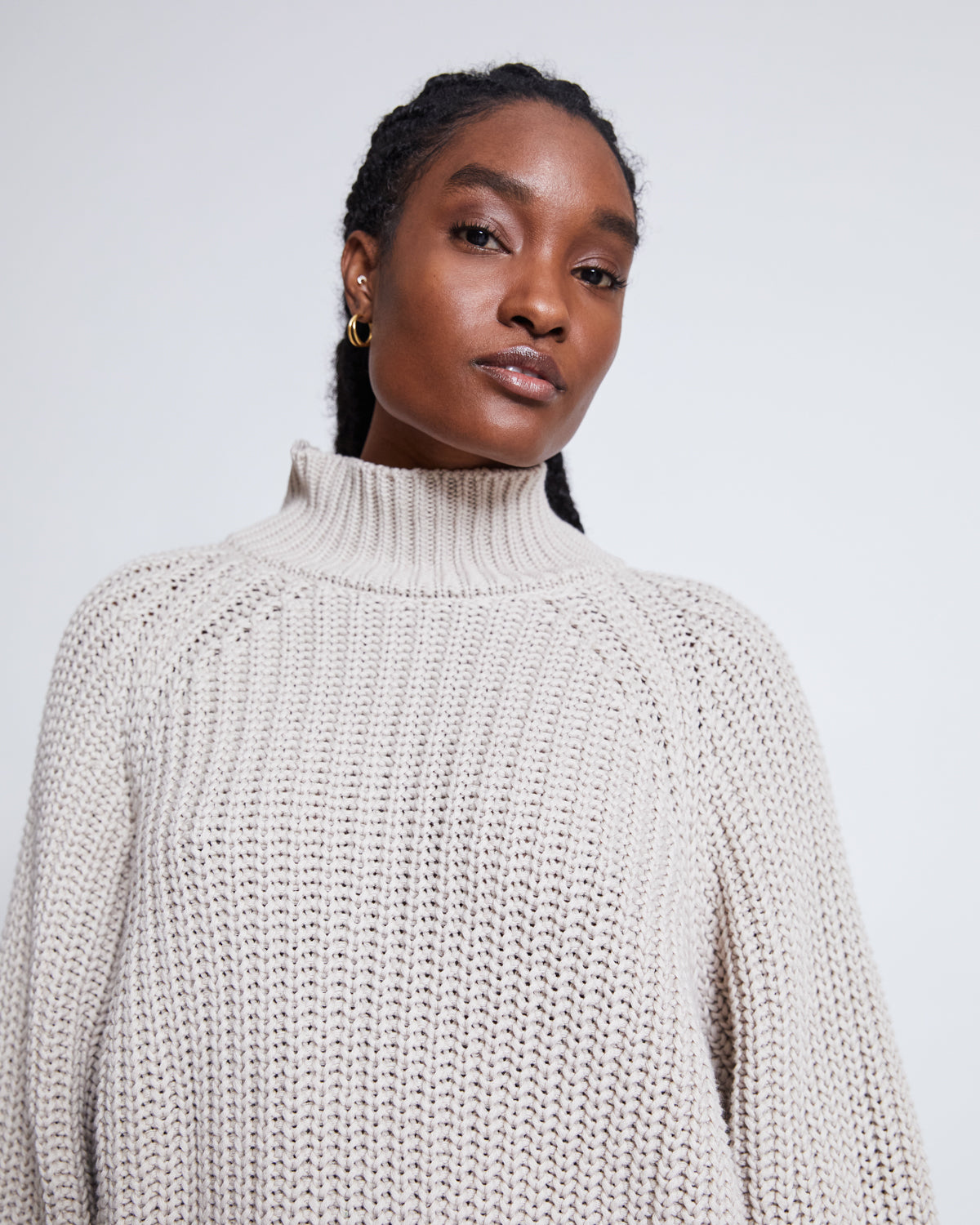 JUMPER OLA IVORY GOTS Turtleneck jan-n-june 3