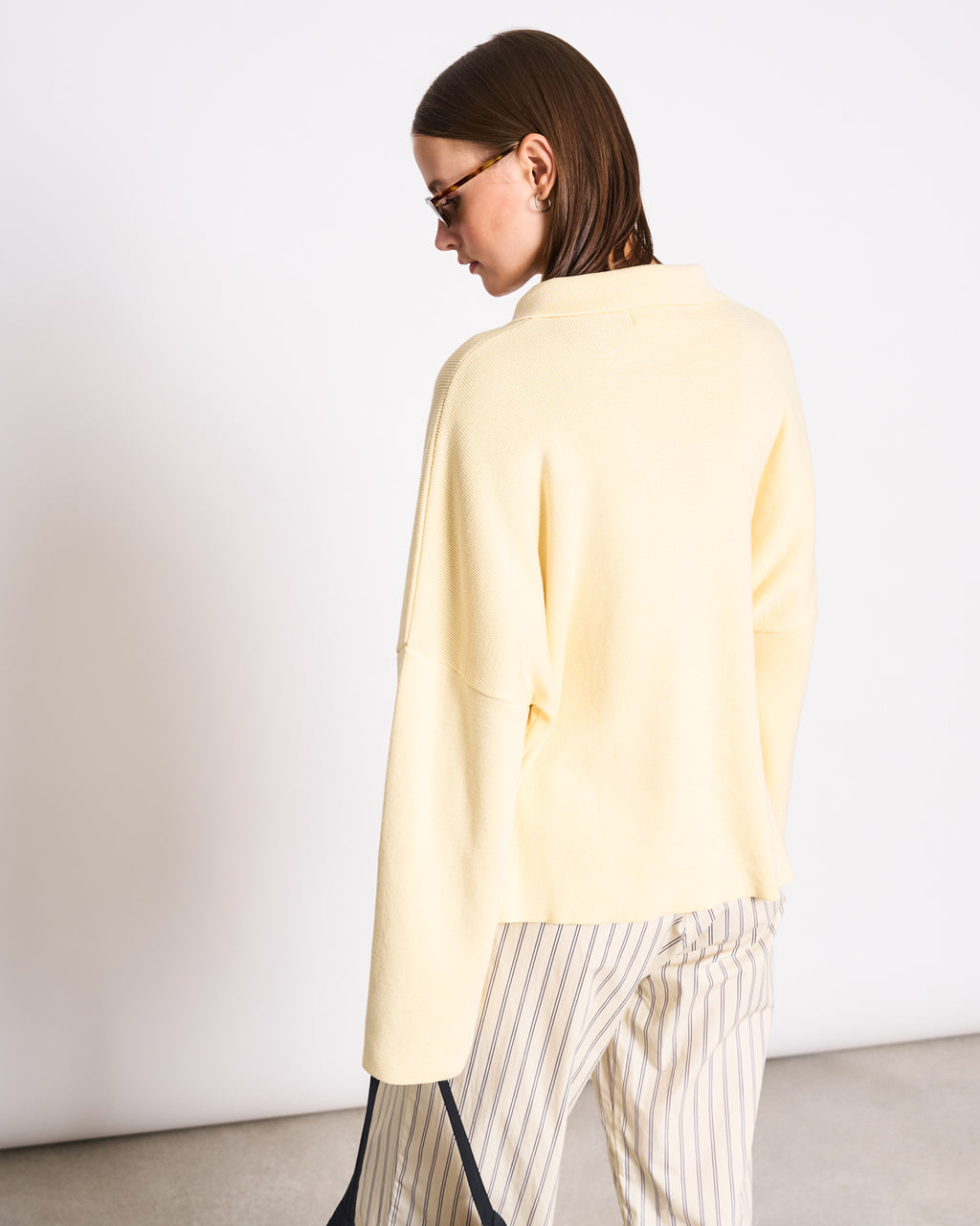 CARDIGAN ANJO BUTTERMILK GOTS