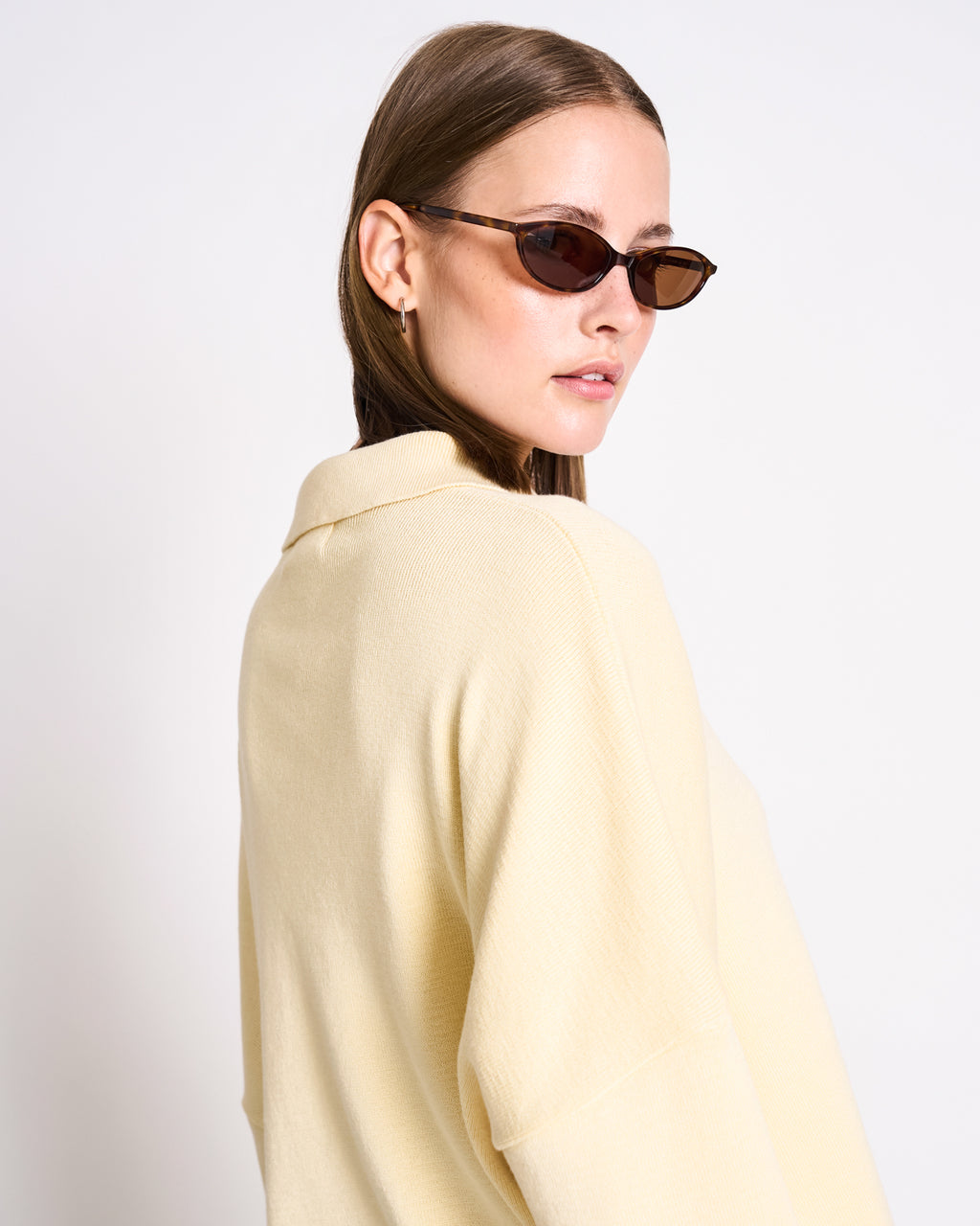 CARDIGAN ANJO BUTTERMILK GOTS