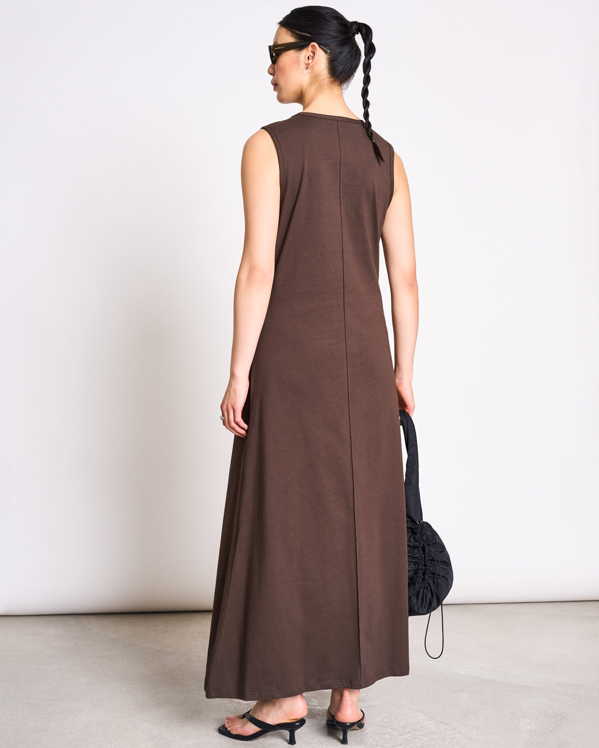SLEEVELESS MAXI DRESS CALIA MUD Dress jan-n-june 4