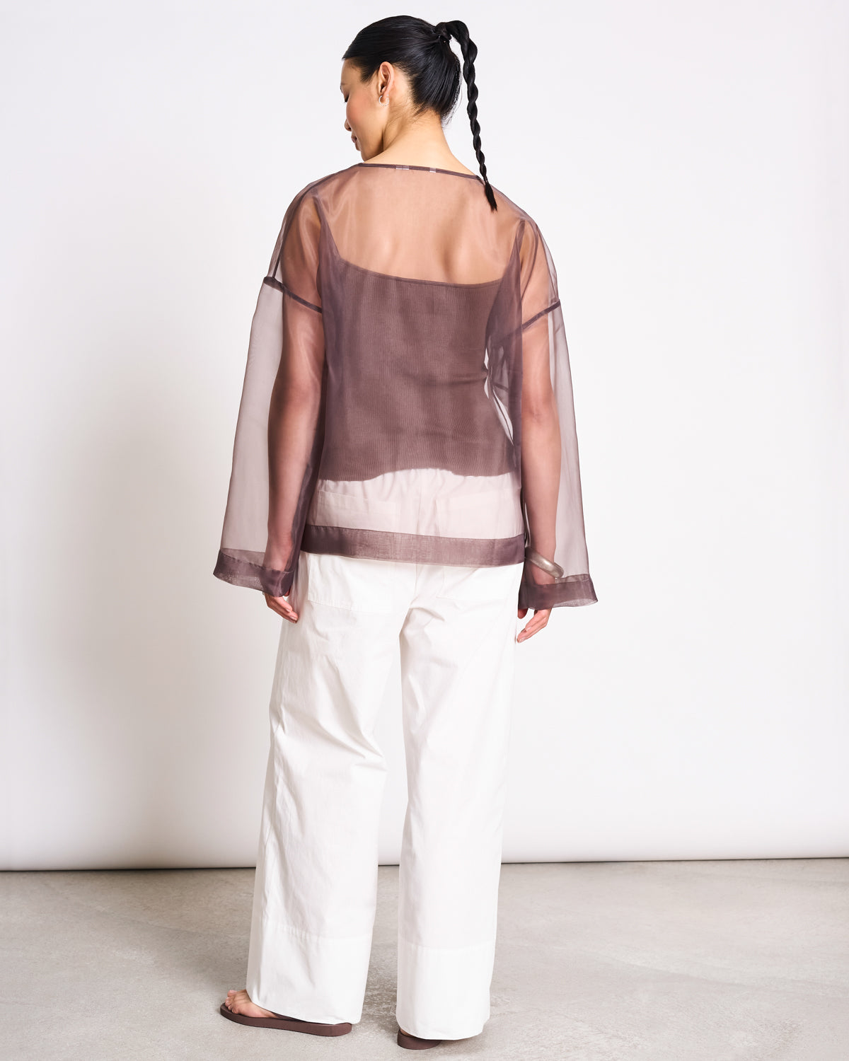 ORGANZA LONGSLEEVE SIMIA MUD Longsleeve jan-n-june 5