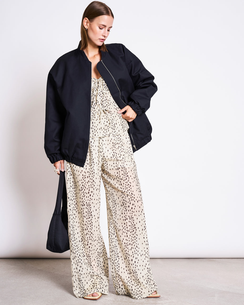 OVERSIZED BLOUSON TANARO BLACK