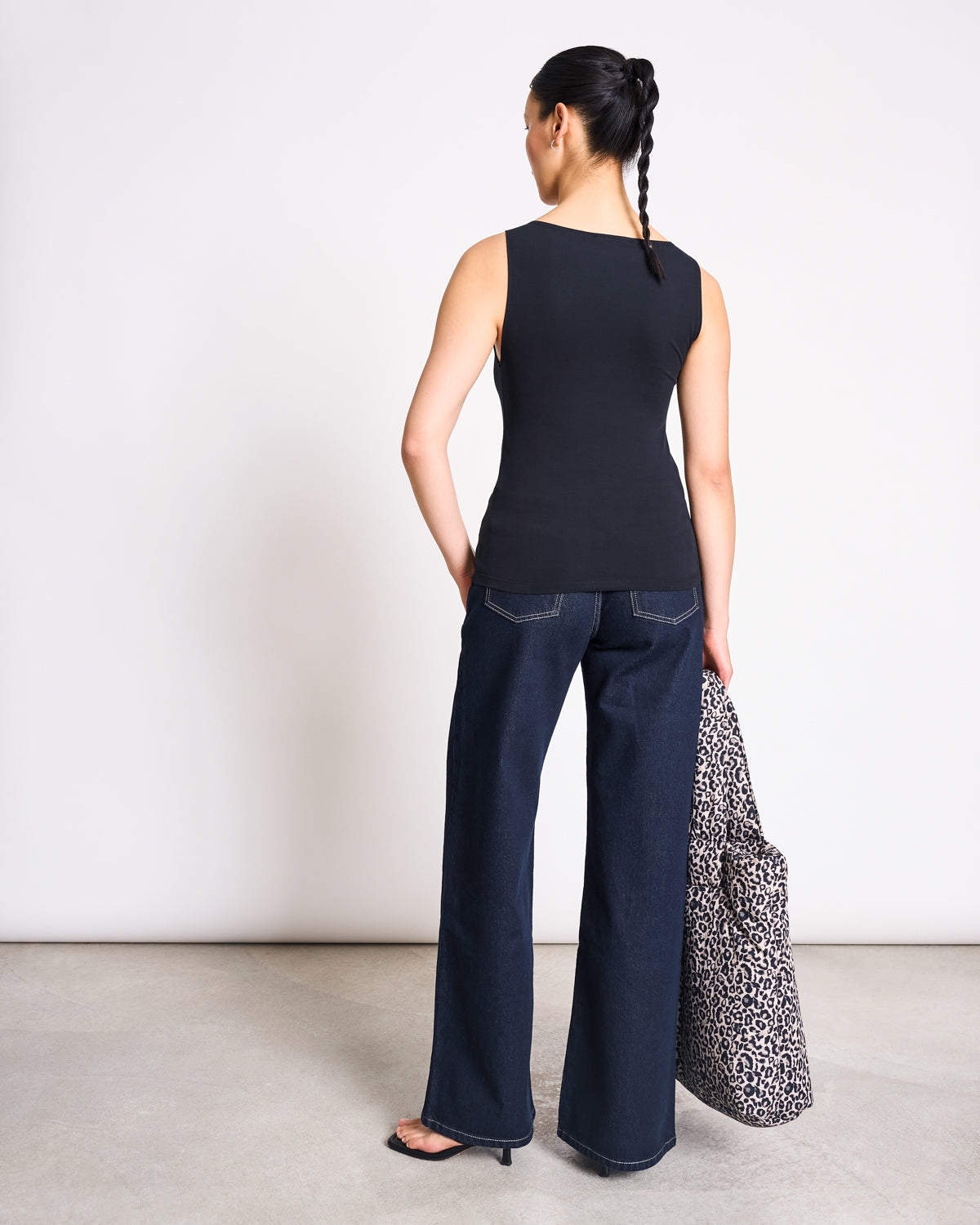 BOAT NECK TOP FELIS BLACK GOTS