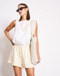 LINEN DRAWSTRING SHORTS MARUM BUTTERMILK Shorts jan-n-june 1