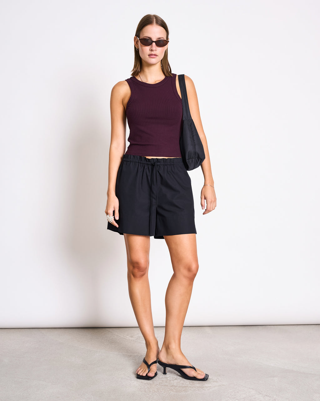 DRAWSTRING SHORTS NEPA BLACK Shorts jan-n-june 2