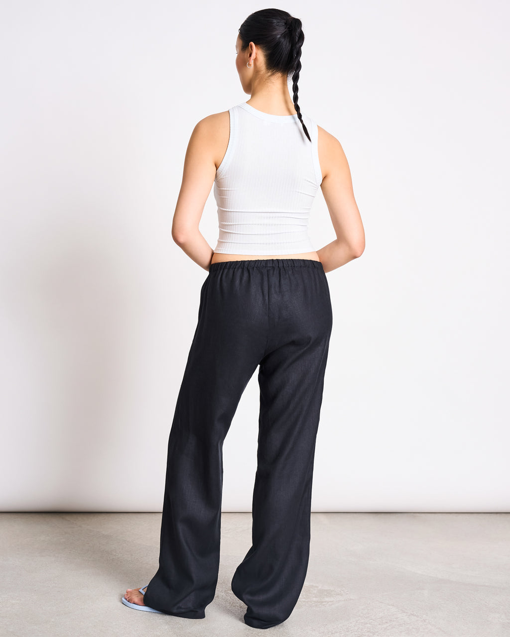 TENCEL™ LYOCELL RIB TANK TOP PORTO ICE BLUE T-shirt jan-n-june 2