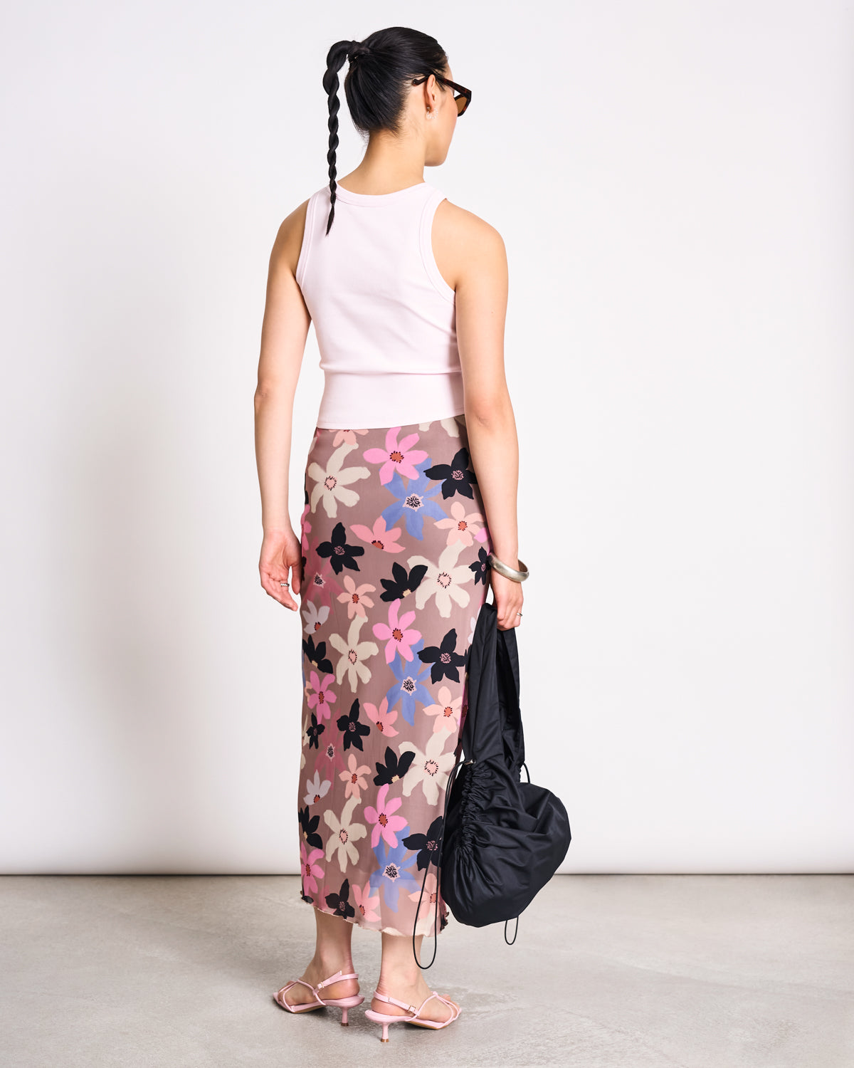 MESH MAXI SKIRT SMUK WILD BLOOM – JAN 'N JUNE
