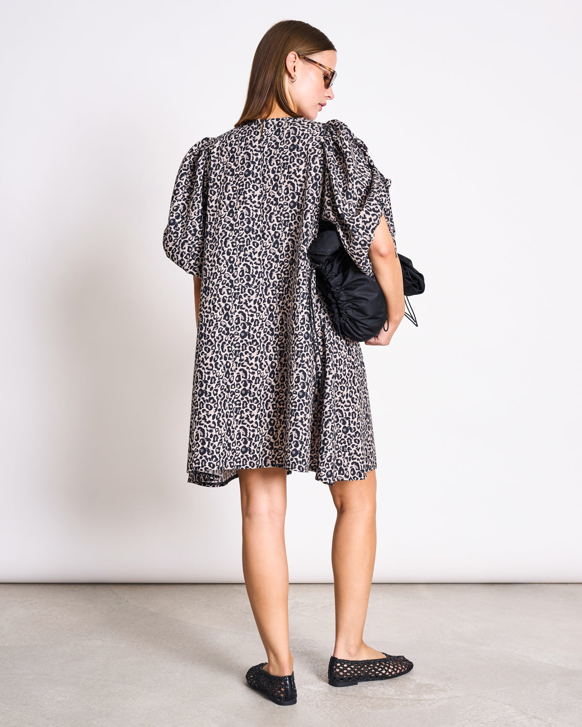 COTTON MINI DRESS MALUS LEO PRINT Dress jan-n-june 3