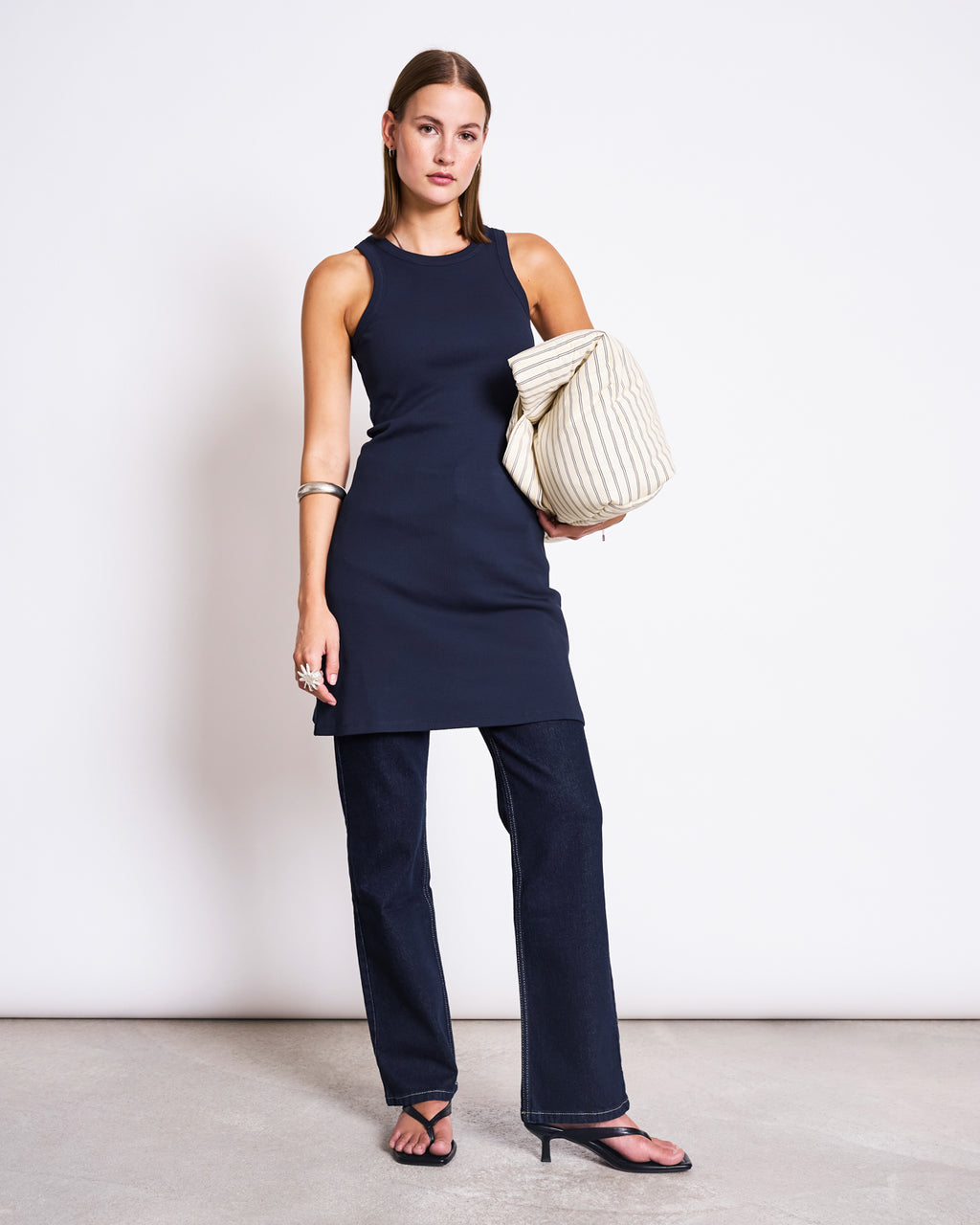 RIB MINI DRESS PORTO NIGHTFALL GOTS Dress jan-n-june 1