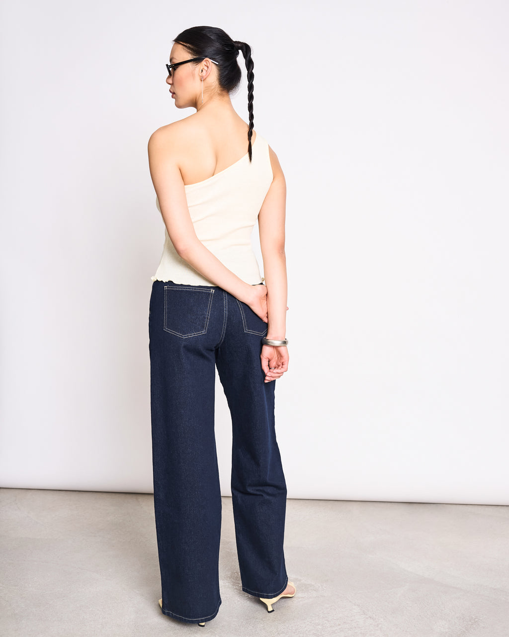 ONE SHOULDER TOP TIGRIS BUTTERMILK GOTS T-shirt jan-n-june 4