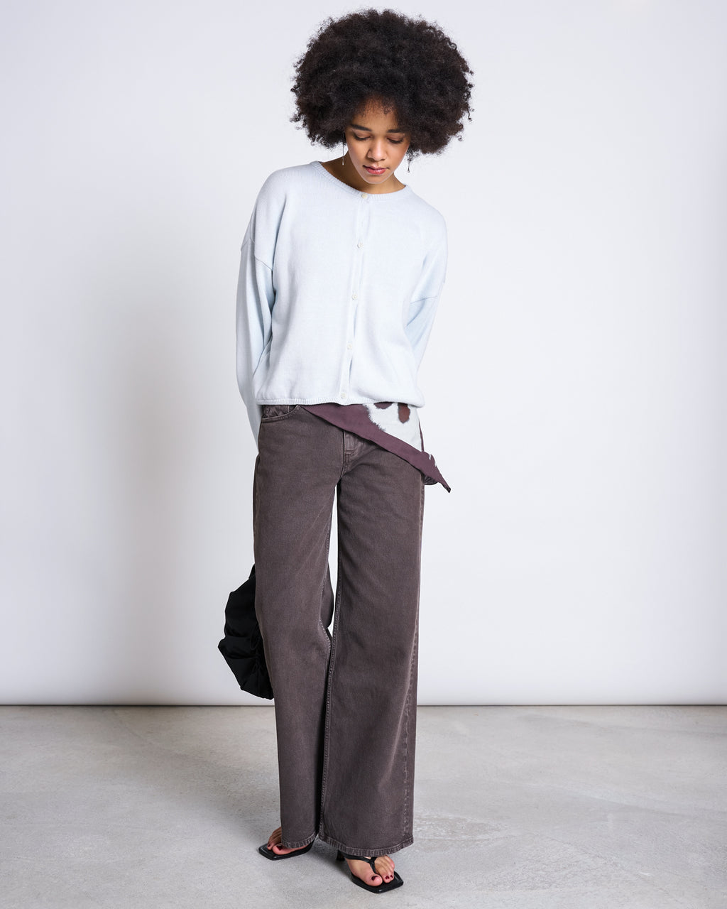 WIDE LEG MIDRISE JEANS TACNA MUD Pants jan-n-june 2