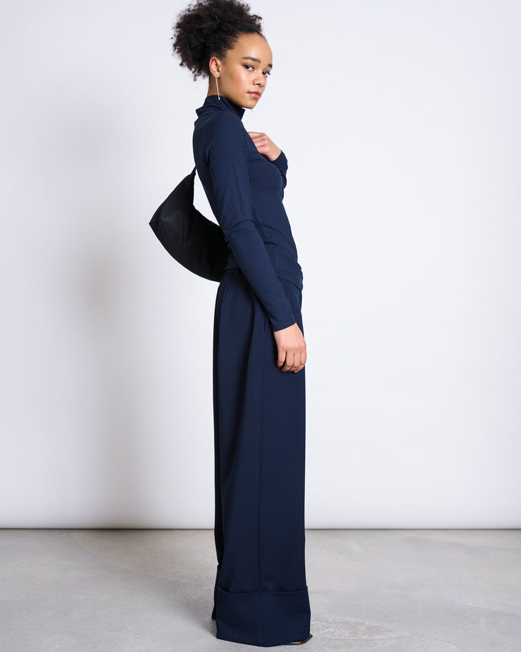 TENCEL™ LYOCELL RIB TURTLENECK MIO NIGHTFALL Longsleeve jan-n-june 3