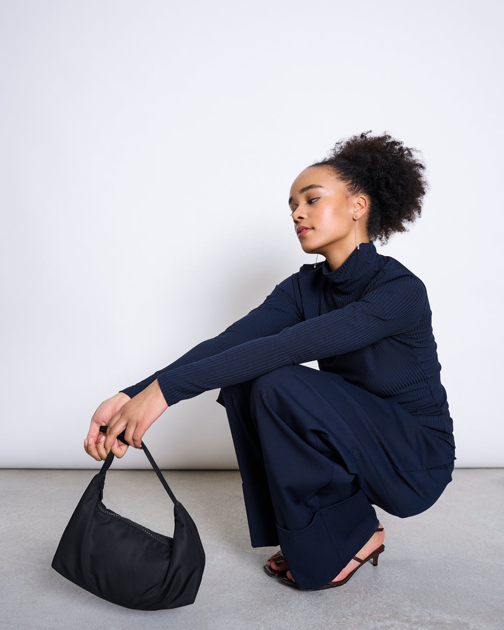 TENCEL™ LYOCELL RIB TURTLENECK MIO NIGHTFALL Longsleeve jan-n-june 1