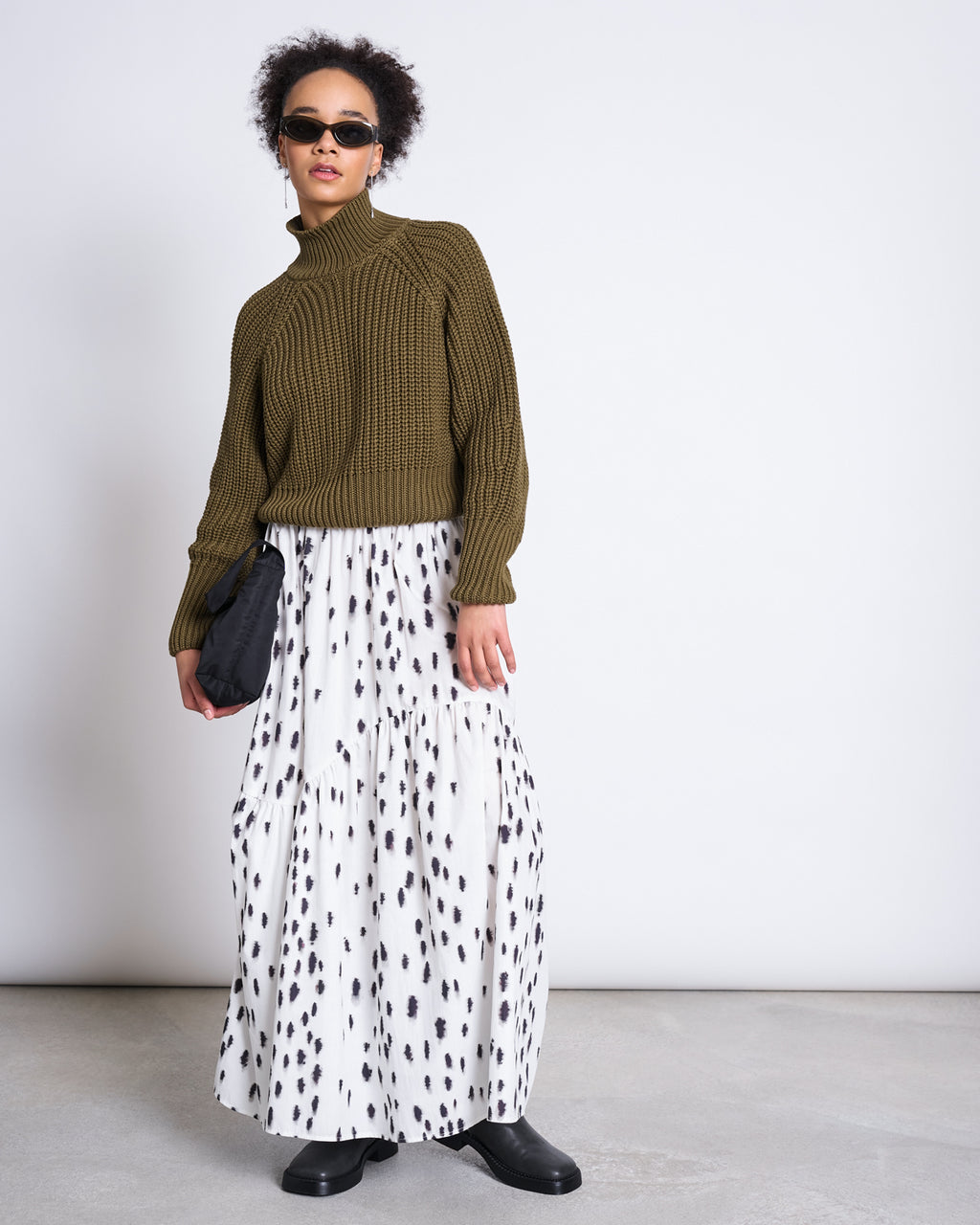 JUMPER OLA WOODY OLIVE GOTS Sweater jan-n-june 2