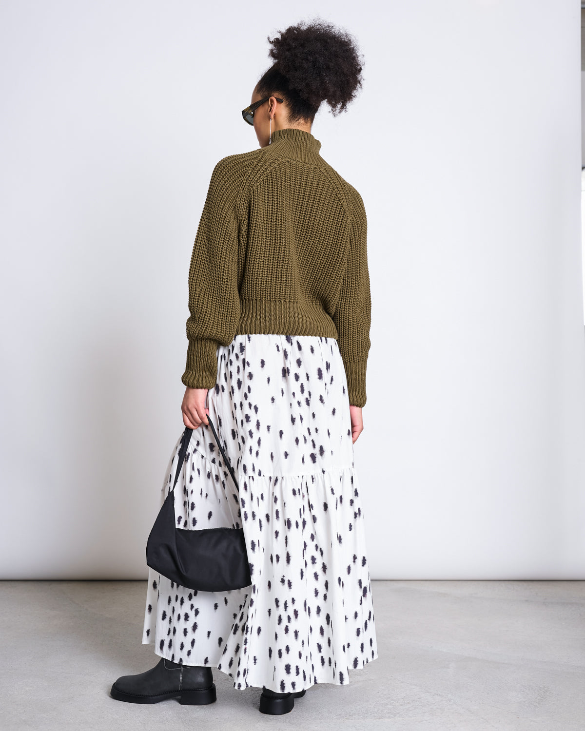 JUMPER OLA WOODY OLIVE GOTS Sweater jan-n-june 4