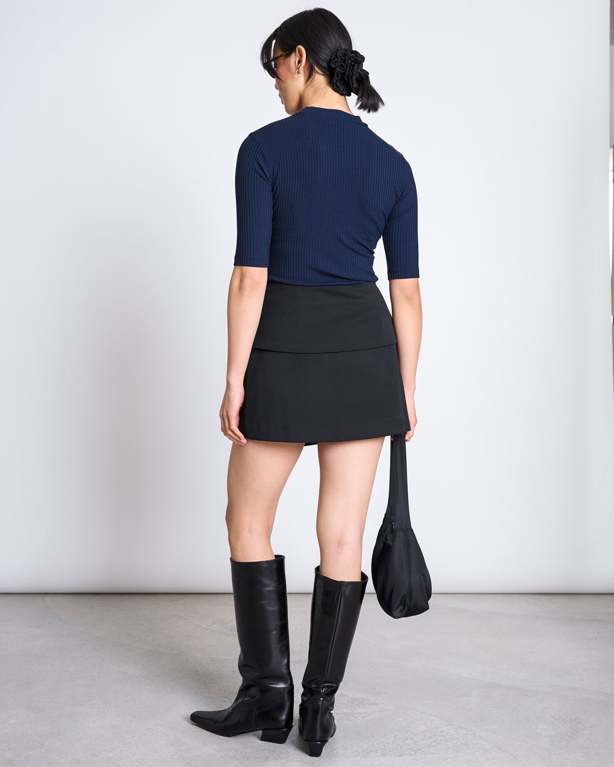 TENCEL™ LYOCELL RIB T-SHIRT NINA NIGHTFALL T-shirt jan-n-june 6