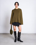 JUMPER SONA WOODY OLIVE GOTS Sweater jan-n-june 1