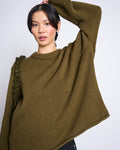 JUMPER SONA WOODY OLIVE GOTS Sweater jan-n-june 1