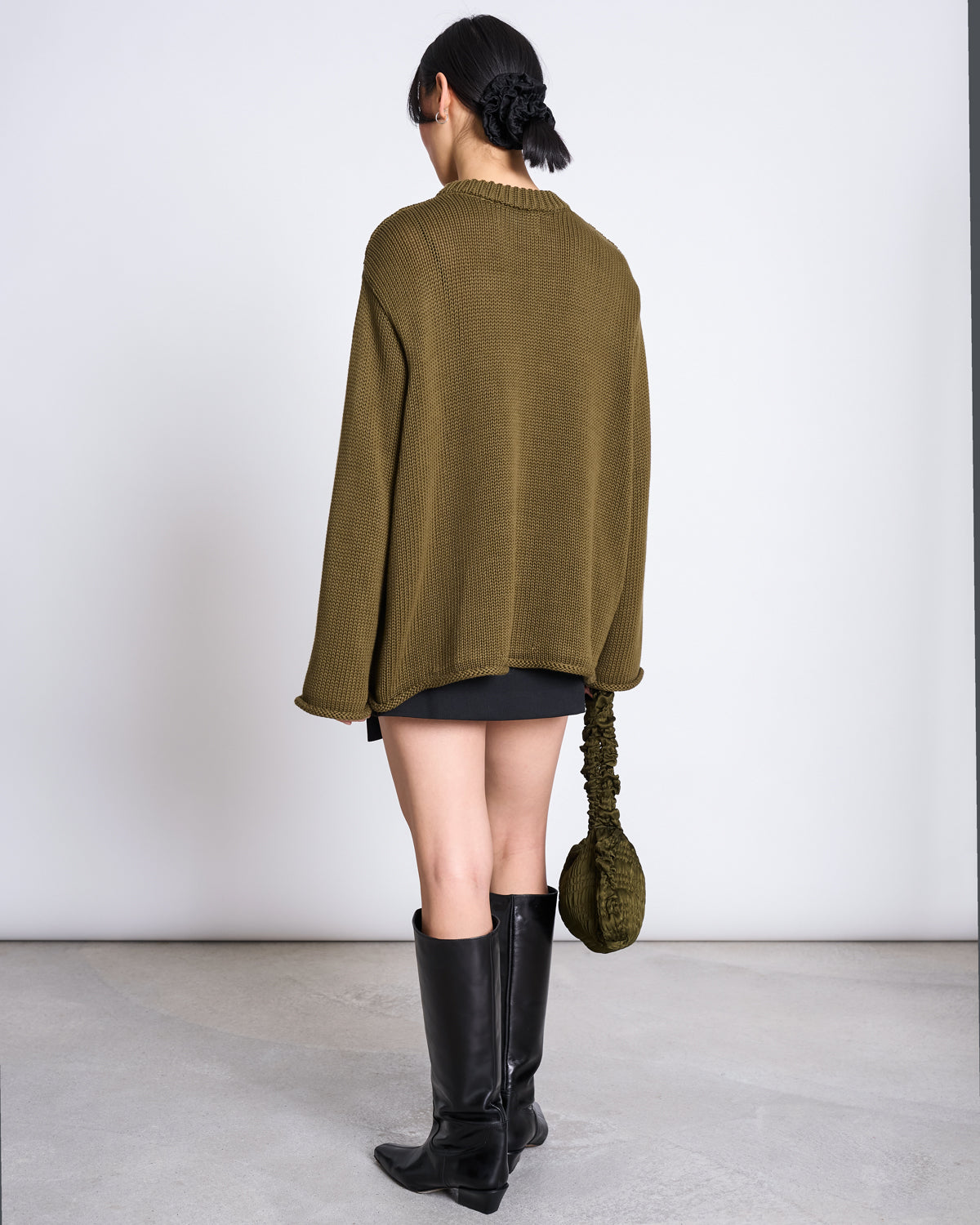 JUMPER SONA WOODY OLIVE GOTS Sweater jan-n-june 4