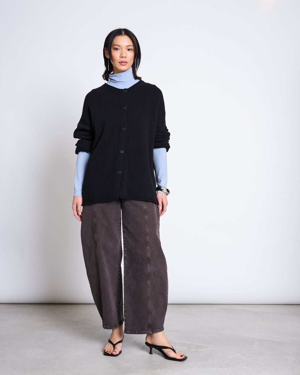 OVERSIZED WOOL CARDIGAN TINCO BLACK GOTS Cardigan jan-n-june 1