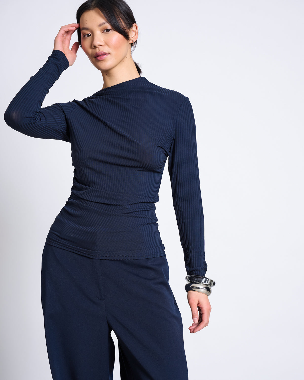 ASYMMETRICAL LONGSLEEVE TOVE NIGHTFALL Longsleeve jan-n-june 6